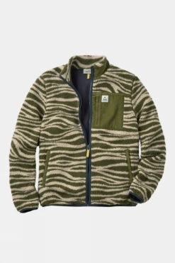 Mens Trekker Recycled Deep-Pile Sherpa Fleece