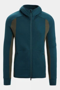 Icebreaker Mens ZoneKnit Long Sleeve Zip Fleece Hoodie