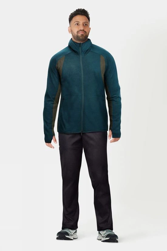 Icebreaker Mens ZoneKnit Long Sleeve Zip Fleece Hoodie 6 Icebreaker Mens ZoneKnit Long Sleeve Zip Fleece Hoodie - Image 4