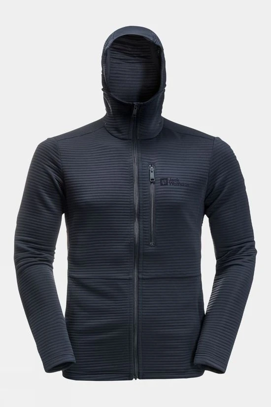 Jack Wolfskin Mens Modesto Hooded Fleece Jacket 4 Jack Wolfskin Mens Modesto Hooded Fleece Jacket - Image 2