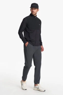 Vuori Mens Sunday Element Track Fleece Jacket -Urban Threads b12bec0237 7070 e