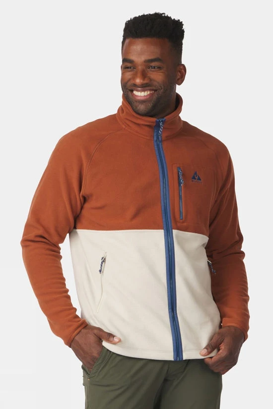 Mens Venture Colourblock Full Zip Fleece Jacket 5 Mens Venture Colourblock Full Zip Fleece Jacket - Image 3