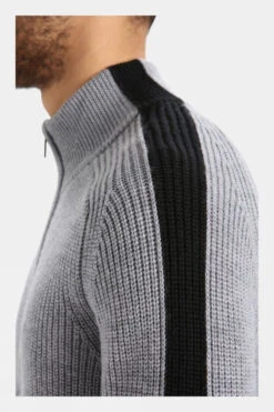 Icebreaker Mens Lodge Half Zip Sweater -Urban Threads b12bed0089 7272 f