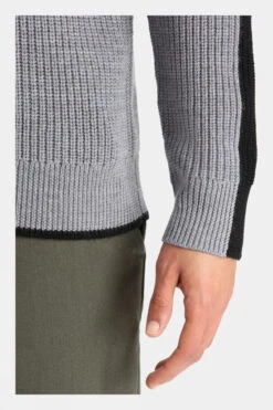 Icebreaker Mens Lodge Half Zip Sweater -Urban Threads b12bed0089 7272 g