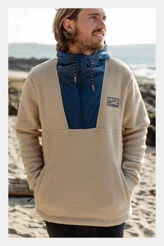 Passenger Mens Spindrift Recycled Sherpa Hooded Fleece 9 Passenger Mens Spindrift Recycled Sherpa Hooded Fleece - Image 7