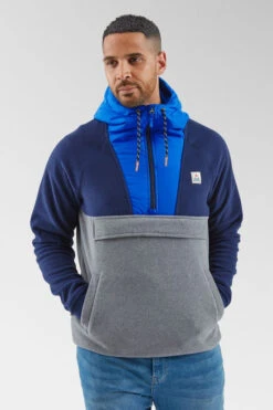 Mens Woodland Hooded 1/2 Zip Recycled Polar Fleece 14 Mens Woodland Hooded 1/2 Zip Recycled Polar Fleece -Urban Threads b12bed0117 4472 p