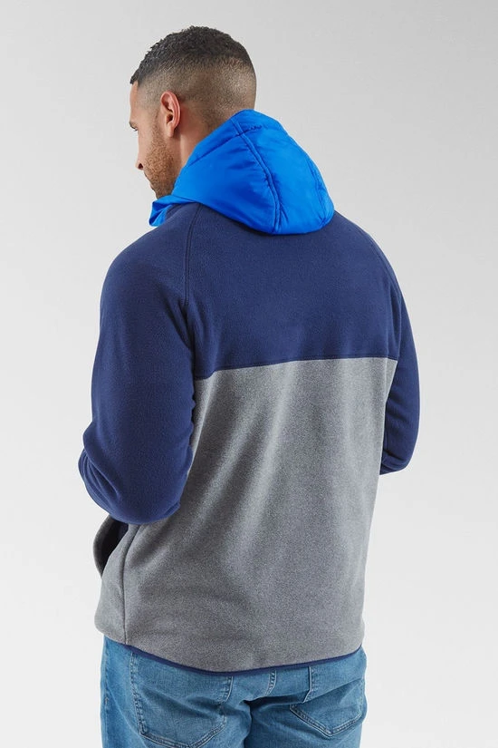 Mens Woodland Hooded 1/2 Zip Recycled Polar Fleece 6 Mens Woodland Hooded 1/2 Zip Recycled Polar Fleece - Image 4