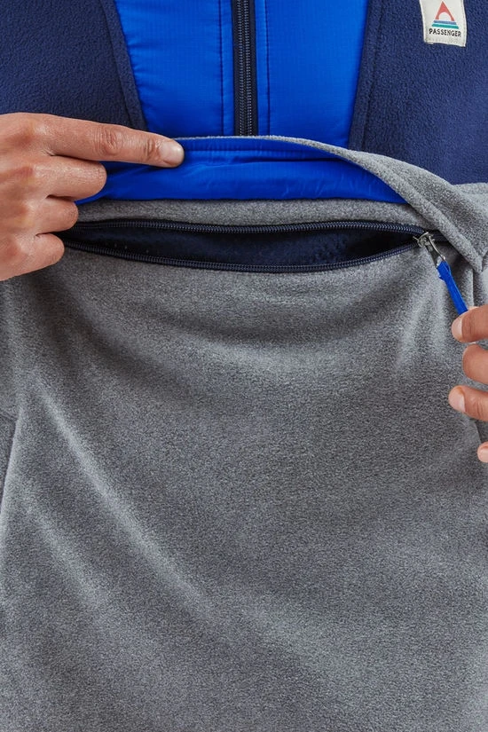 Mens Woodland Hooded 1/2 Zip Recycled Polar Fleece 10 Mens Woodland Hooded 1/2 Zip Recycled Polar Fleece - Image 8