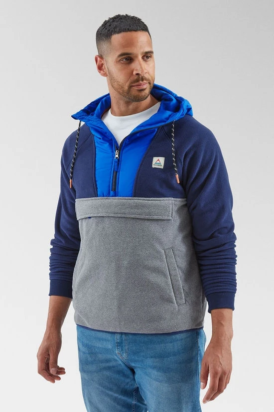 Mens Woodland Hooded 1/2 Zip Recycled Polar Fleece 7 Mens Woodland Hooded 1/2 Zip Recycled Polar Fleece - Image 5