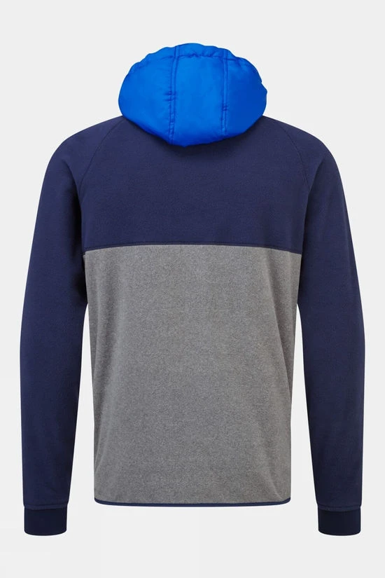 Mens Woodland Hooded 1/2 Zip Recycled Polar Fleece 4 Mens Woodland Hooded 1/2 Zip Recycled Polar Fleece - Image 2