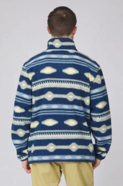 Mens Pehoe Printed Snap Half Zip Fleece 13 Mens Pehoe Printed Snap Half Zip Fleece -Urban Threads b12bed0127 4402 d