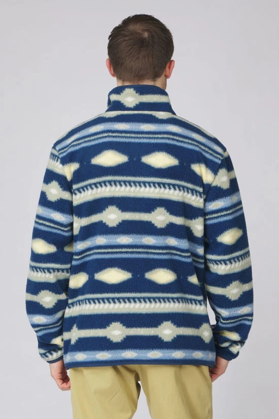 Mens Pehoe Printed Snap Half Zip Fleece 6 Mens Pehoe Printed Snap Half Zip Fleece - Image 4