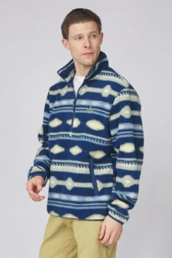 Mens Pehoe Printed Snap Half Zip Fleece 14 Mens Pehoe Printed Snap Half Zip Fleece -Urban Threads b12bed0127 4402 f