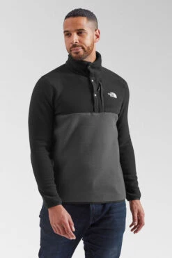 The North Face Mens Ryeford Snap 2 Neck Pullover Fleece 13 The North Face Mens Ryeford Snap 2 Neck Pullover Fleece -Urban Threads b12bed0128 7370 p