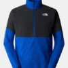 The North Face Mens Glacier Heavyweight Half Zip Fleece -Urban Threads b12bed0143 4072 a