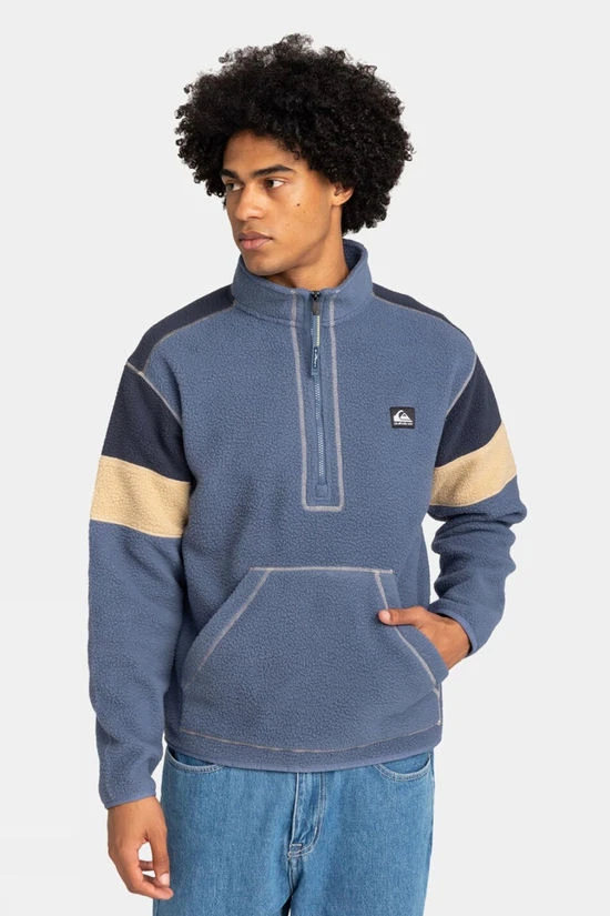 Quiksilver Mens Clean Coast Half Zip Fleece 5 Quiksilver Mens Clean Coast Half Zip Fleece - Image 3