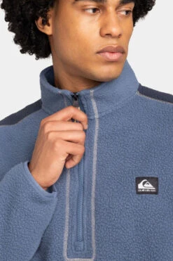 Quiksilver Mens Clean Coast Half Zip Fleece 15 Quiksilver Mens Clean Coast Half Zip Fleece -Urban Threads b12bed0146 4848 e