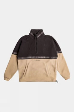 Quiksilver Mens Take Us Back Block Polar Half Zip Fleece