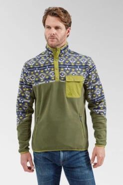 Ayacucho Mens Fitzroy Snap Fleece 10 Ayacucho Mens Fitzroy Snap Fleece -Urban Threads b12bee0059 5587 v