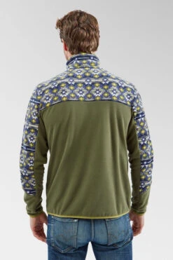 Ayacucho Mens Fitzroy Snap Fleece 11 Ayacucho Mens Fitzroy Snap Fleece -Urban Threads b12bee0059 5587 w