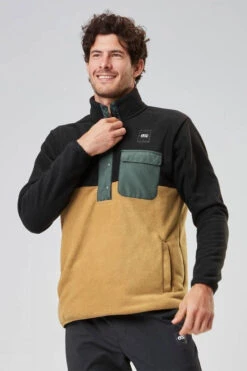 Picture Mens Mathew Quarter Zip Tech Fleece -Urban Threads b12bee0064 7165 c