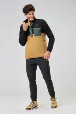 Picture Mens Mathew Quarter Zip Tech Fleece -Urban Threads b12bee0064 7165 d