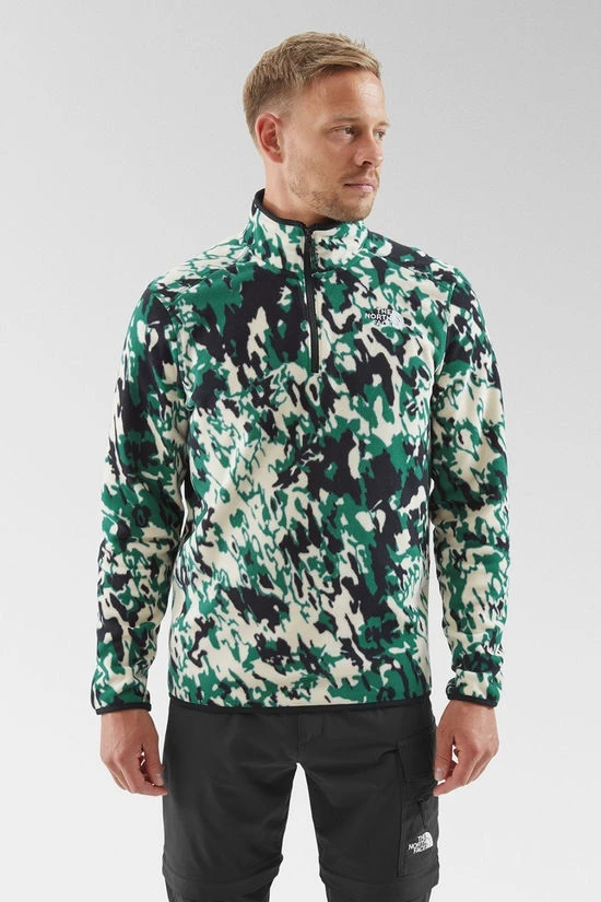 The North Face Mens Glacier Printed Quarter Zip Fleece 5 The North Face Mens Glacier Printed Quarter Zip Fleece - Image 3