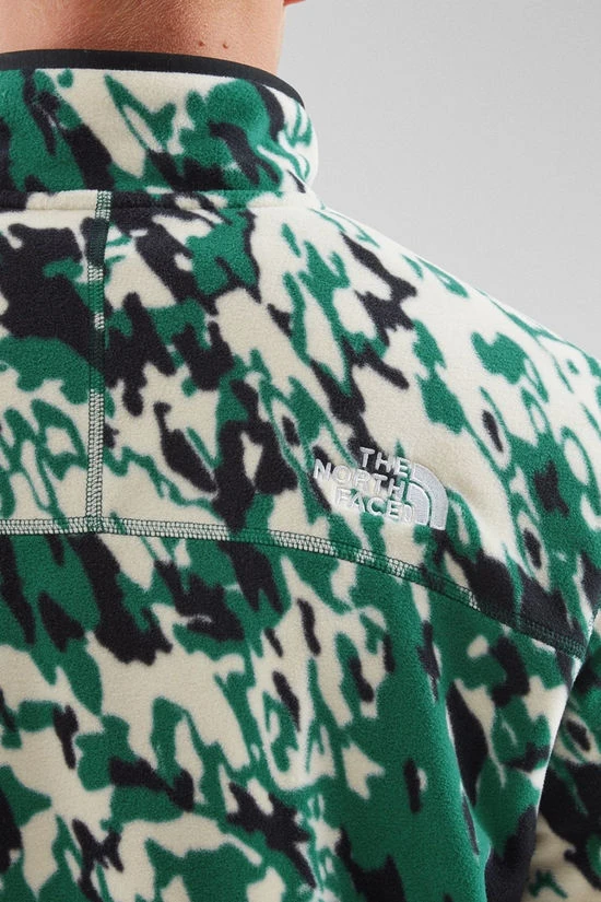 The North Face Mens Glacier Printed Quarter Zip Fleece 10 The North Face Mens Glacier Printed Quarter Zip Fleece - Image 8