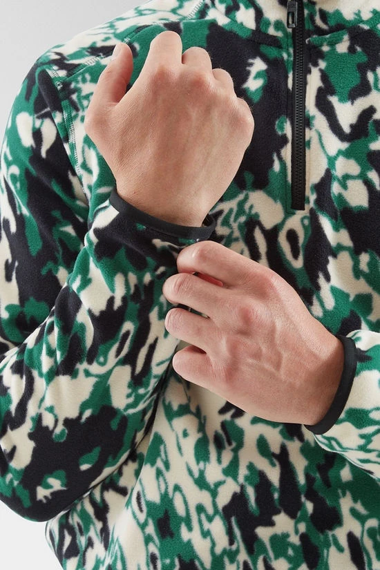 The North Face Mens Glacier Printed Quarter Zip Fleece 11 The North Face Mens Glacier Printed Quarter Zip Fleece - Image 9