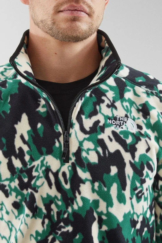 The North Face Mens Glacier Printed Quarter Zip Fleece 12 The North Face Mens Glacier Printed Quarter Zip Fleece - Image 10