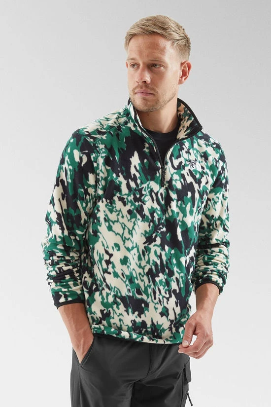 The North Face Mens Glacier Printed Quarter Zip Fleece 7 The North Face Mens Glacier Printed Quarter Zip Fleece - Image 5