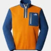 The North Face Mens Yumiori Quarter Zip Fleece -Urban Threads b12bee0089 2741 a