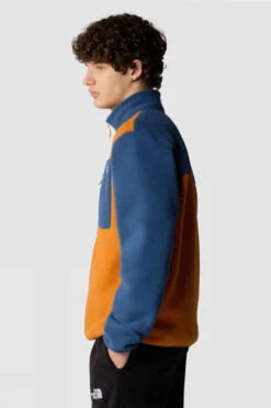 The North Face Mens Yumiori Quarter Zip Fleece -Urban Threads b12bee0089 2741 e
