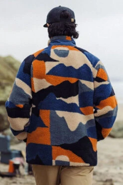 Mens Offroad Recycled Sherpa Half Zip Fleece 16 Mens Offroad Recycled Sherpa Half Zip Fleece -Urban Threads b12bee0105 4887 i