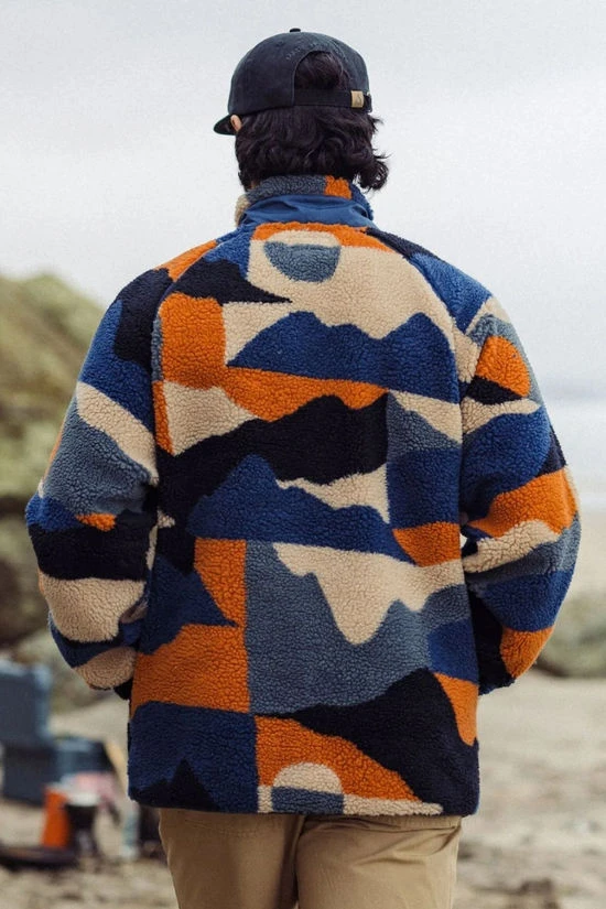 Mens Offroad Recycled Sherpa Half Zip Fleece 9 Mens Offroad Recycled Sherpa Half Zip Fleece - Image 7