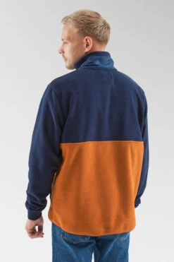 Mens Woodland Hoodless Half Zip Recycled Polar Fleece -Urban Threads b12bee0137 4426 q