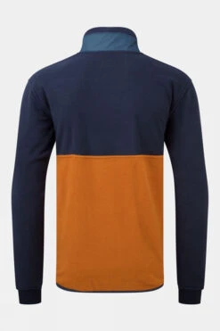 Mens Woodland Hoodless Half Zip Recycled Polar Fleece -Urban Threads b12bee0137 4426 z