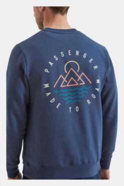 Passenger Mens Escapsim Recycled Sweatshirt -Urban Threads b12bfa0003 4444 v