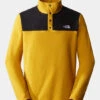 The North Face Mens TKA Glacier Snap-Neck Fleece Pullover -Urban Threads b12bfa0062 2470 a