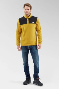 The North Face Mens TKA Glacier Snap-Neck Fleece Pullover 12 The North Face Mens TKA Glacier Snap-Neck Fleece Pullover -Urban Threads b12bfa0062 2470 x