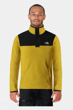 The North Face Mens Homesafe Snap Neck Fleece Pullover -Urban Threads b12bfa0072 2424 f