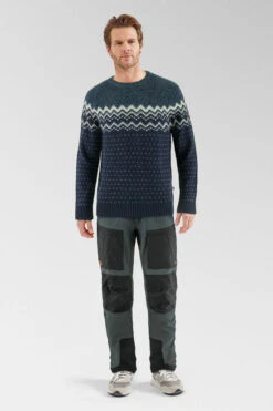 Fjallraven Mens Övik Knit Jumper -Urban Threads b12bfa0109 4441 f