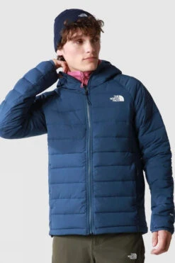 The North Face Mens Belleview Stretch Down Hoodie -Urban Threads b12bfa0203 4040 m