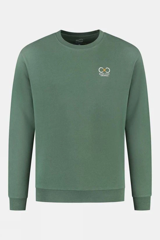 Blue Loop Originals Mens Blue Fleece Sweater 3 Blue Loop Originals Mens Blue Fleece Sweater