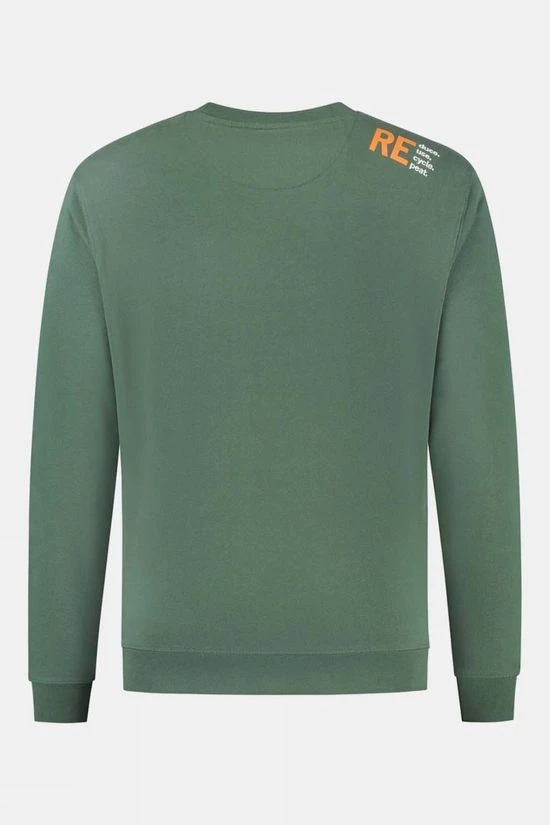 Blue Loop Originals Mens Blue Fleece Sweater 4 Blue Loop Originals Mens Blue Fleece Sweater - Image 2