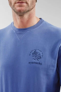 Ayacucho Mens Peaceful Nature Sweatshirt -Urban Threads b12bfa0282 4242 y