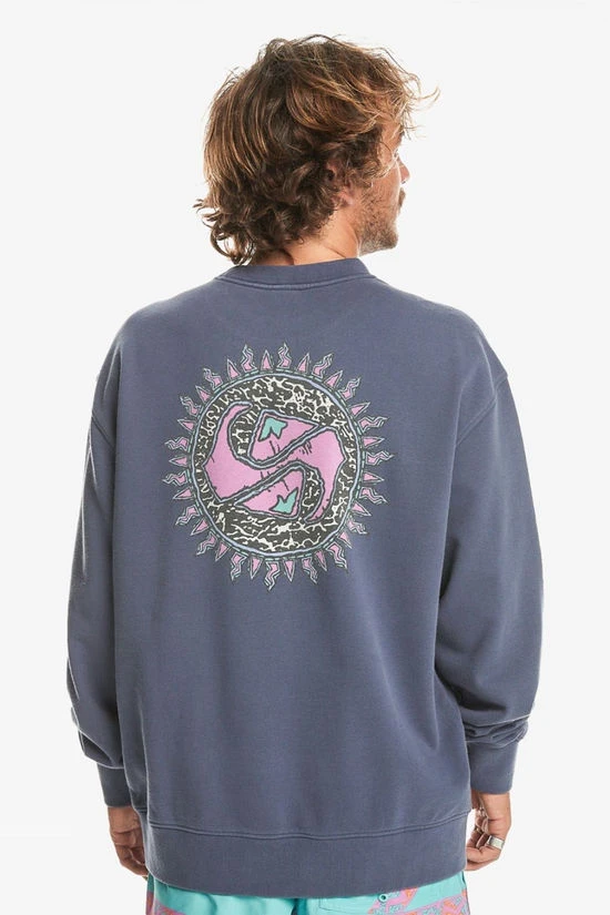 Quiksilver Mens Spin Cycle Sweatshirt 6 Quiksilver Mens Spin Cycle Sweatshirt - Image 4