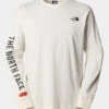 The North Face Mens Long Sleeve Varsity Graphic T-Shirt -Urban Threads b12bfa0378 1111 a