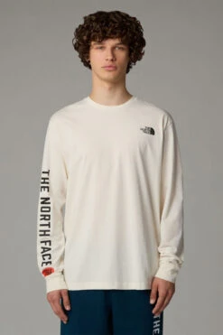 The North Face Mens Long Sleeve Varsity Graphic T-Shirt -Urban Threads b12bfa0378 1111 c
