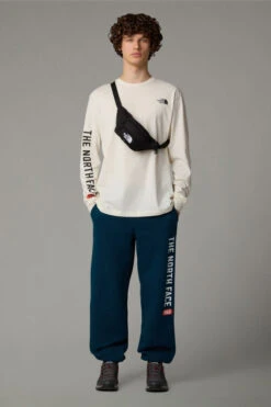 The North Face Mens Long Sleeve Varsity Graphic T-Shirt -Urban Threads b12bfa0378 1111 e